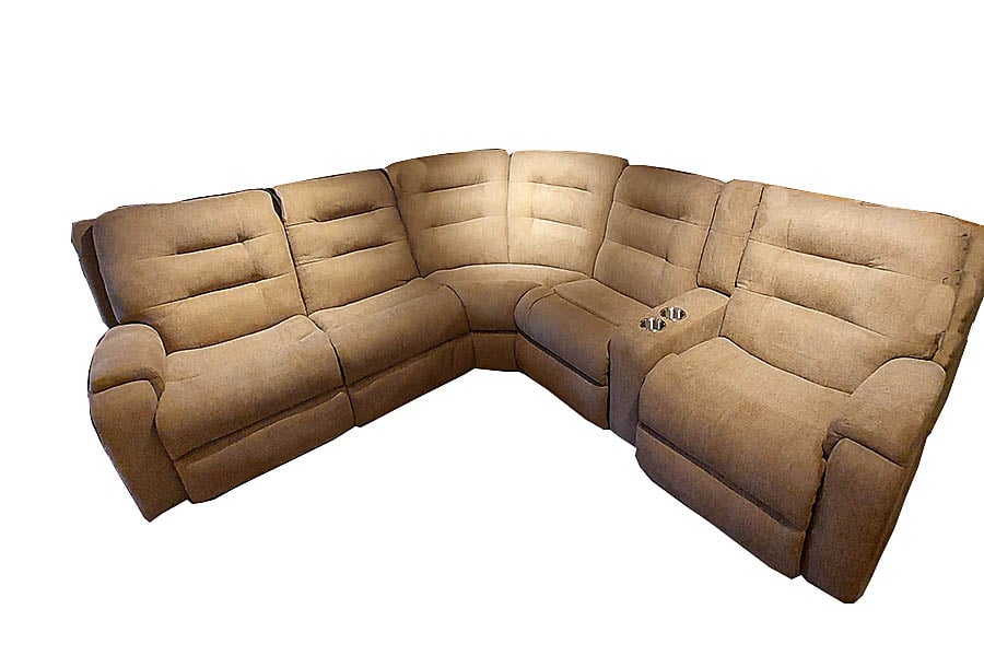 Arlo Fabric Power Reclining Sectional with Power Headrests & Lumbar