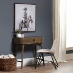 Chaplin 2 Door Brown Writing Desk - Image 2