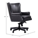 Cyclone - Desk Chair Leather Desk Chair - Image 6