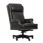 Dc#105-Pgr - Desk Chair Leather Desk Chair - Image 3