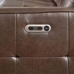Canterbury - Acorn Power Zero Gravity Console Loveseat - Image 7