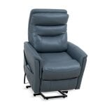 Gemini - Soft Azure Power Lift Recliner With Articulating Headrest - Image 5