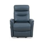 Gemini - Soft Azure Power Lift Recliner With Articulating Headrest - Image 6