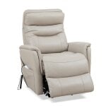 Gemini - Soft Ivory Power Lift Recliner With Articulating Headrest - Image 4