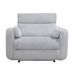 Radius - Mega Grey Xl Power Glider Recliner - Image 3