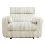 Radius - Mega Ivory Xl Power Glider Recliner - Image 3
