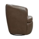 Barolo - Vintage Brown Swivel Club Chair - Image 5