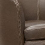 Barolo - Vintage Brown Swivel Club Chair - Image 7