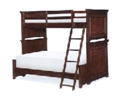 261164/261165 Legacy Twin over Full Bunkbed (white finish)