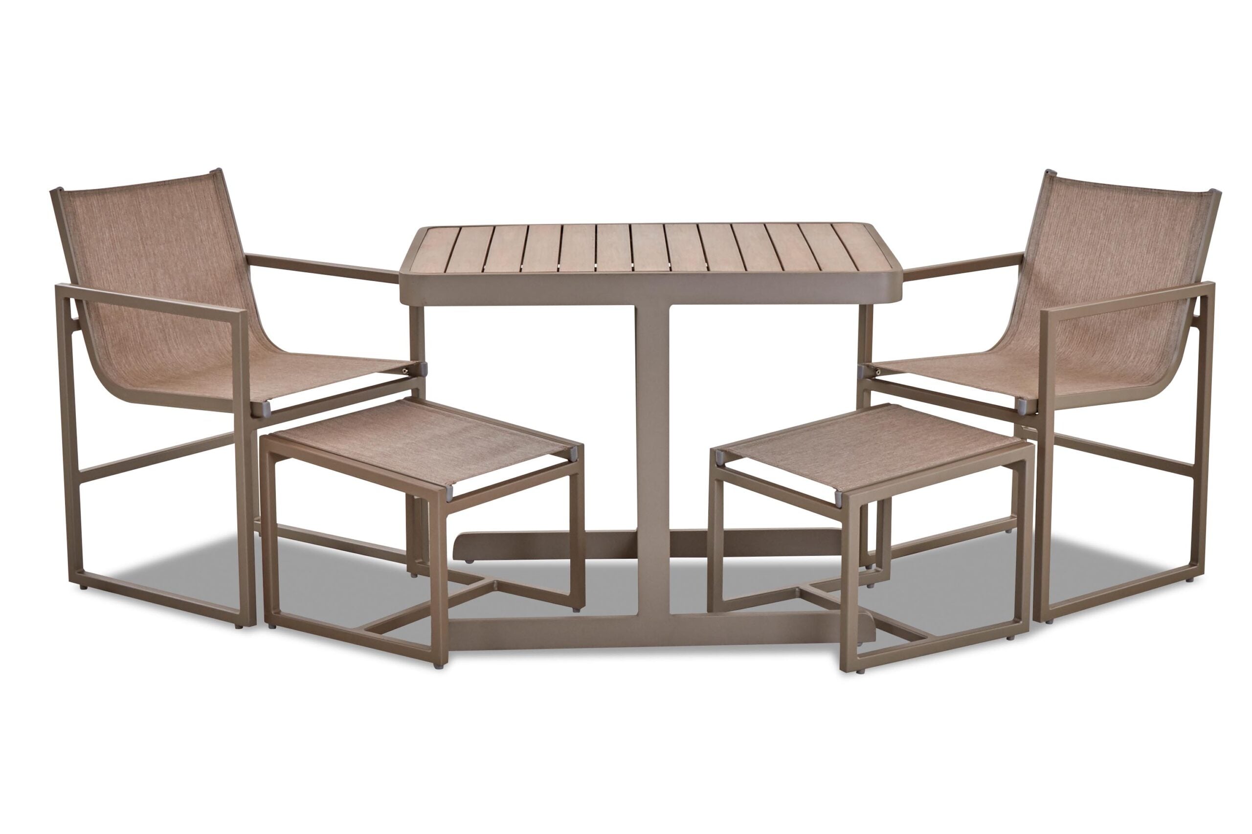 W5440, 5440, Balcony set, sling, outdoor, champagne 260085 Klaussner Balcony Set Champagne - Image 1
