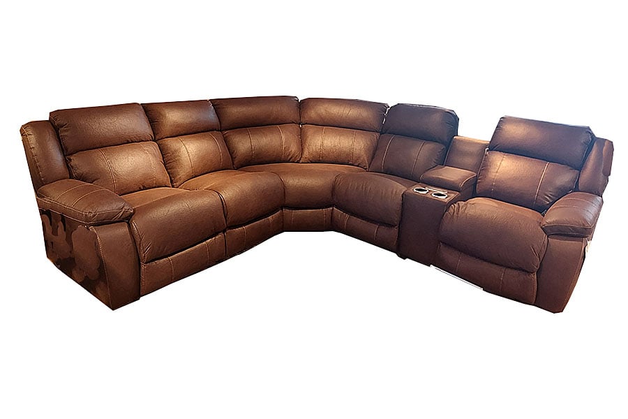 246 Homestretch 6 Pc Power Recline Sectional