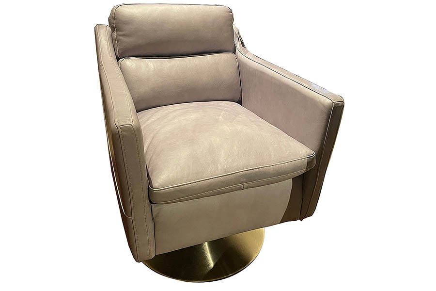 249488 Leather Swivel Chair