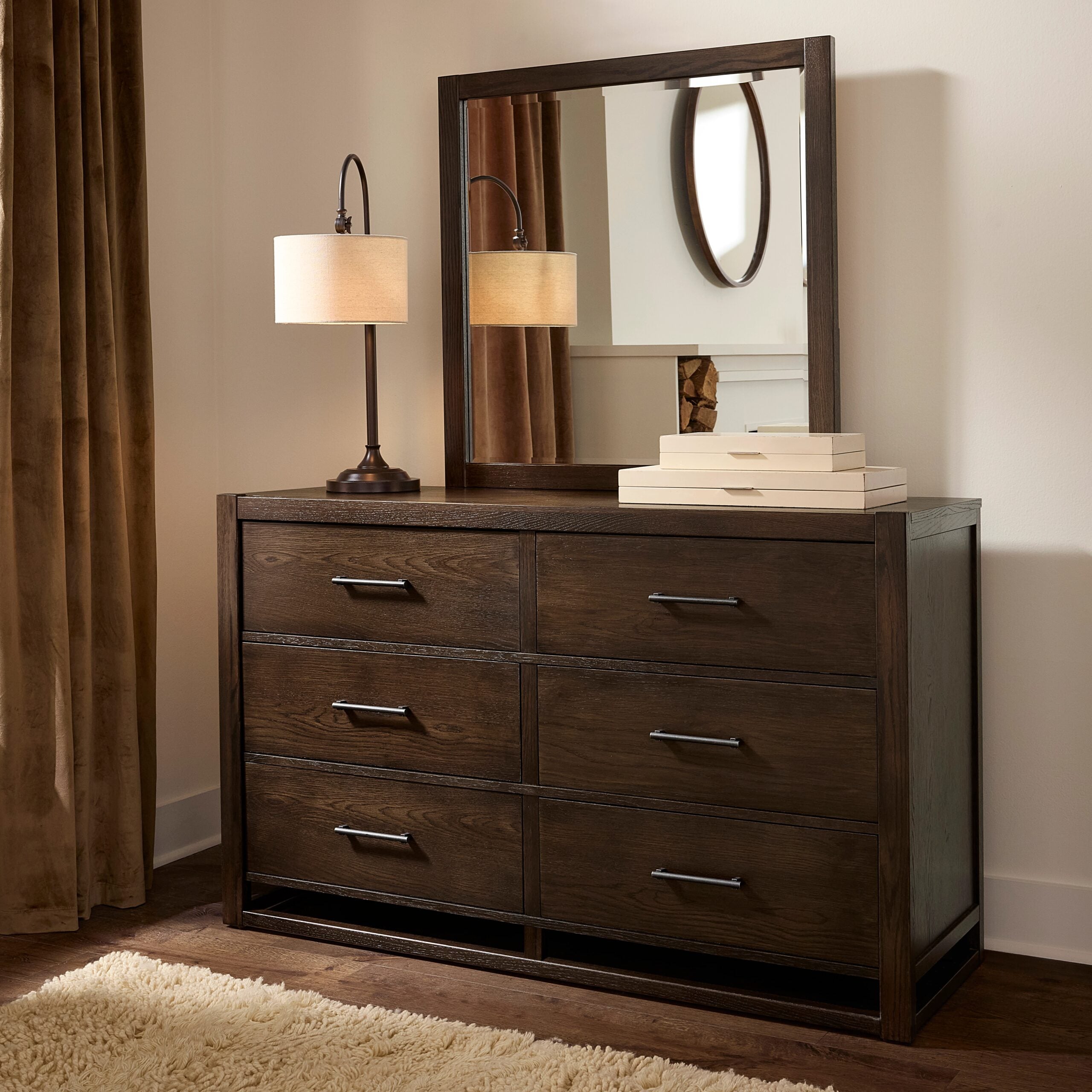 50b8018d715ca34343cdbe764d12432b Lodge & Loft Dresser - 6 Drwr - 840-002 - Image 1